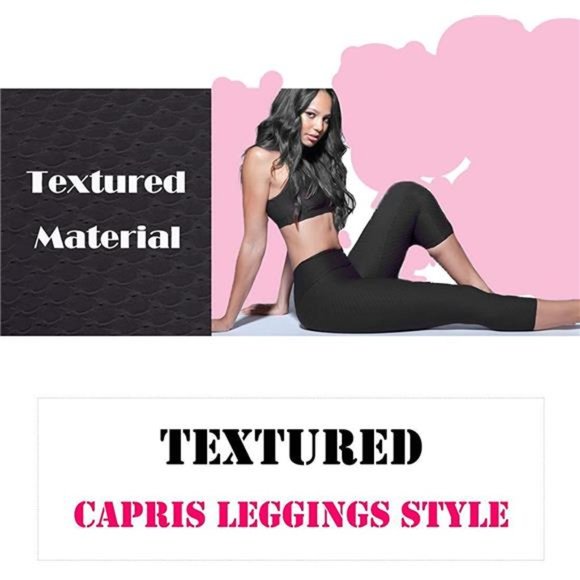 Women's High Waist Yoga Pants Tummy Control Slimming Booty Leggings Capris Style - Picture 4 of 6